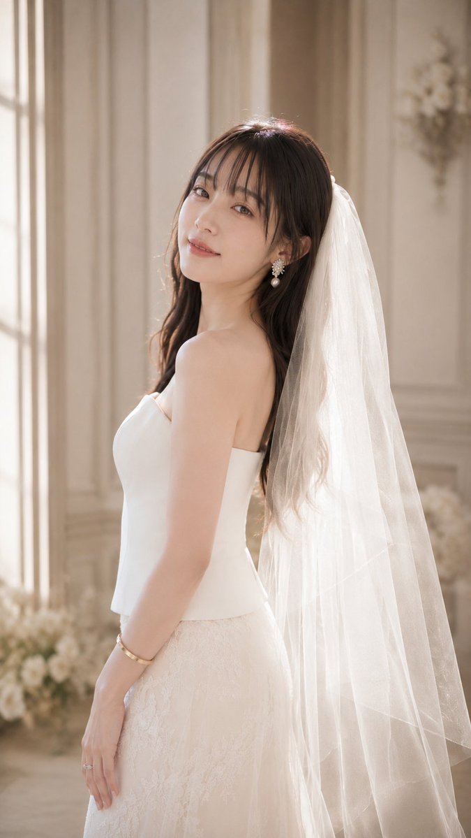 Ritratto di moda sposa ultra realistico