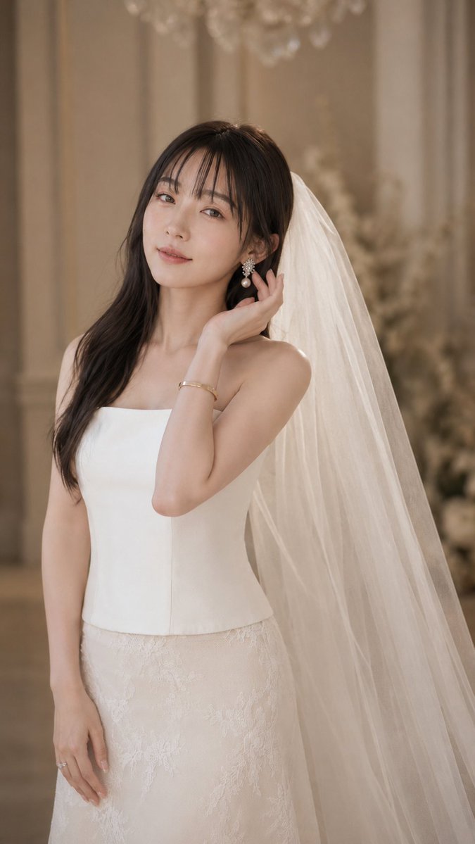 Ritratto di moda sposa ultra realistico