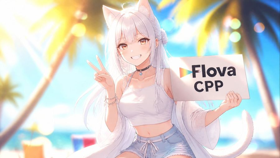 Placa de Personagem com Vibe de Verão
