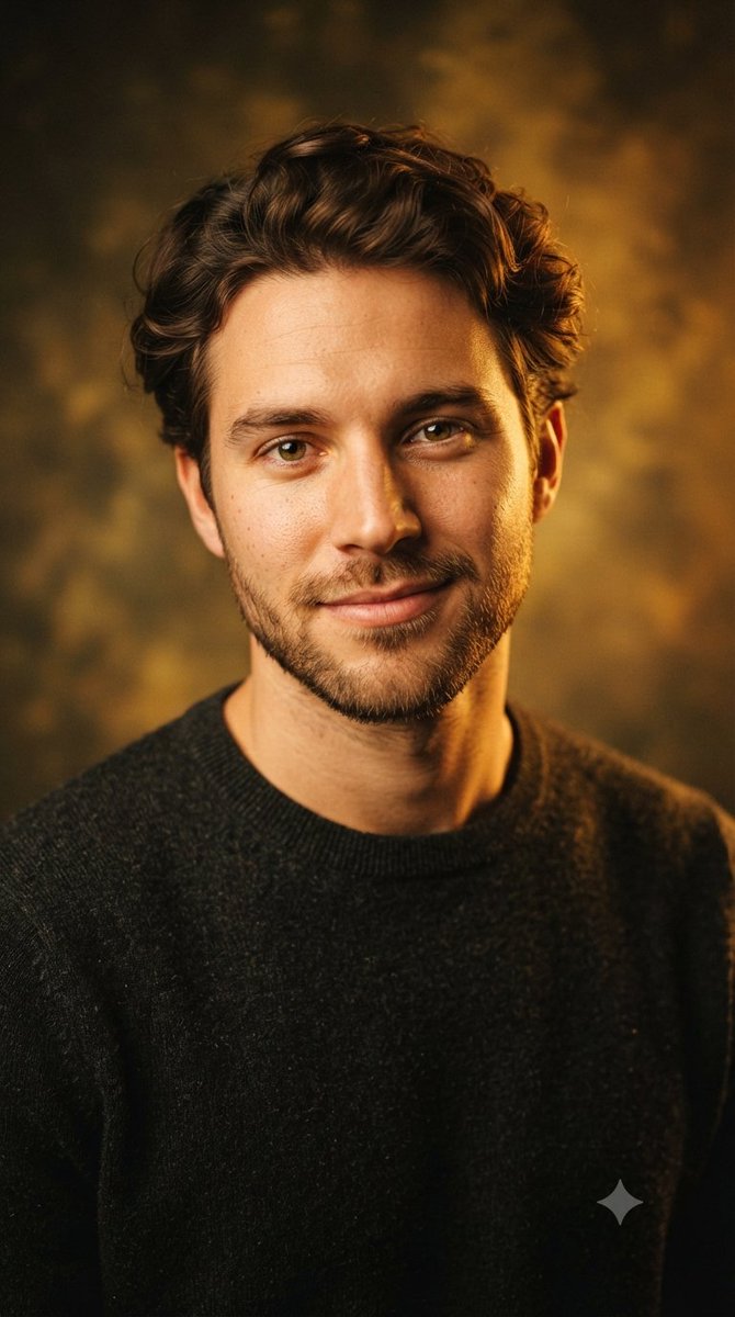 Handsome Studio Style Male Portrait