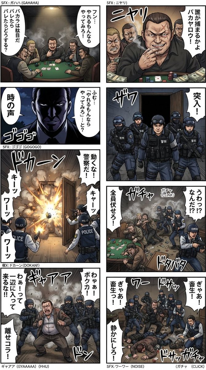 Cảnh manga 8 khung