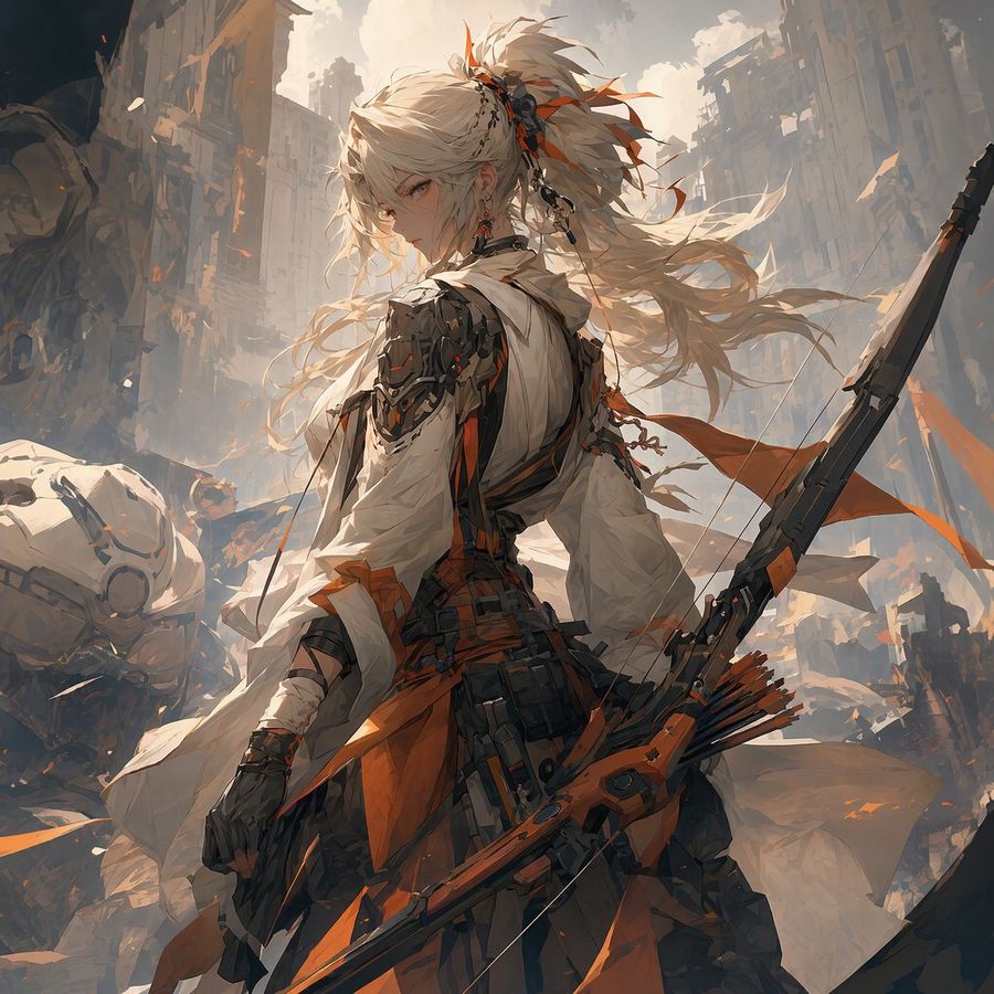 Ilustración digital de arte promocional para videojuegos