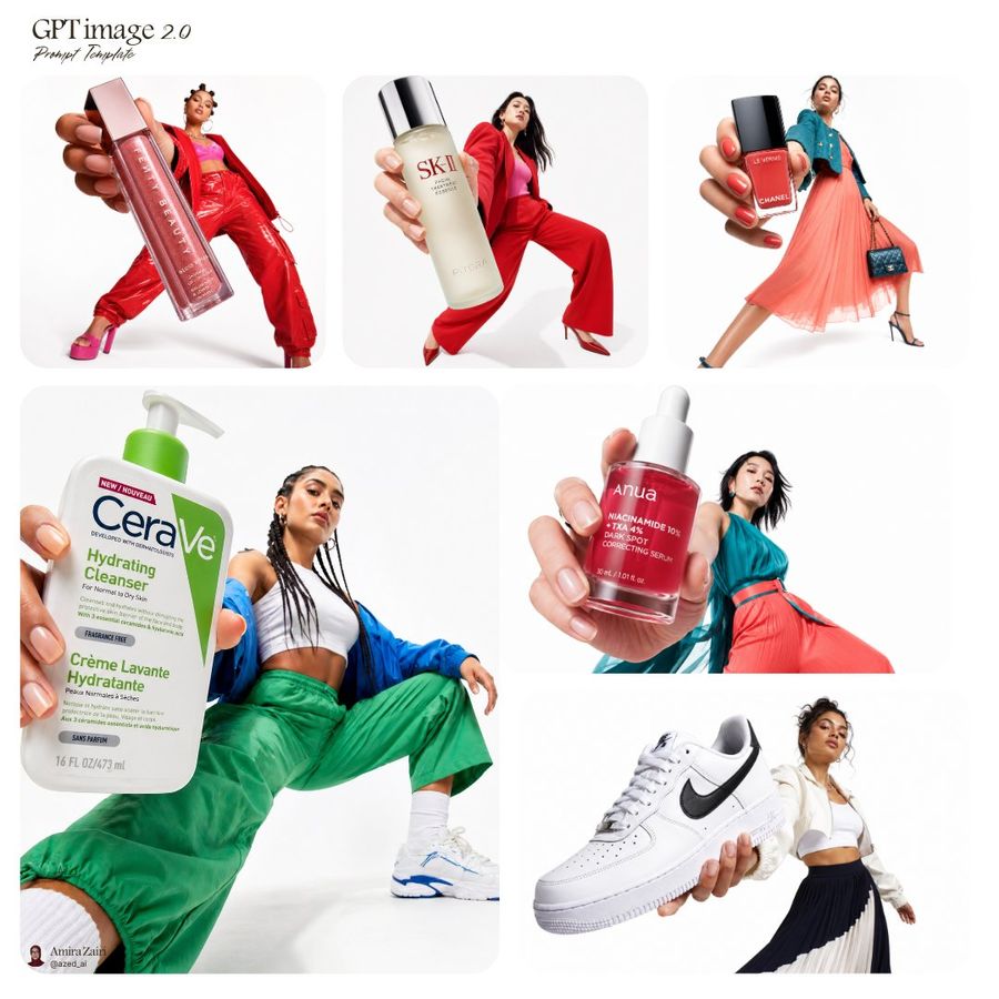 Campagna promozionale di moda