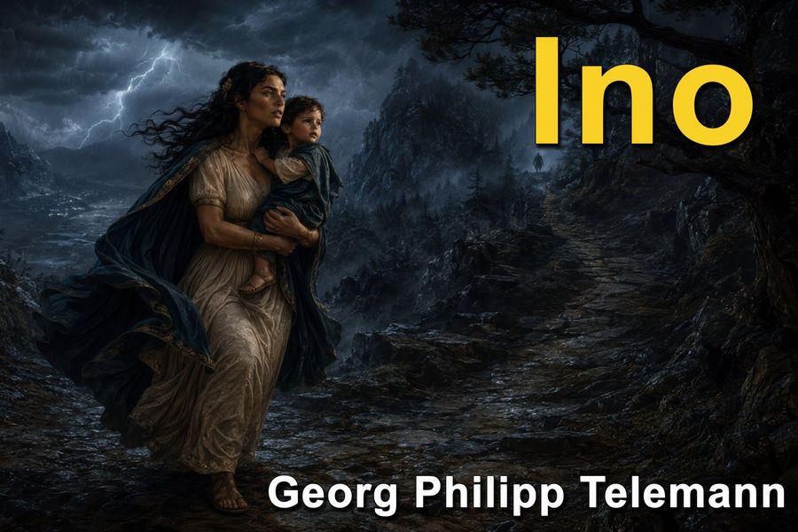 Dramatisches Ino Telemann-Poster