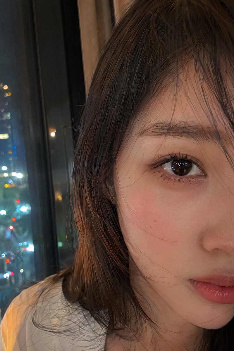 Gros plan authentique de selfie au smartphone