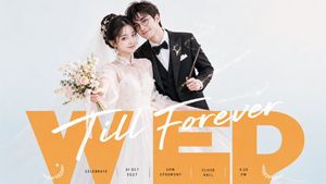 로맨틱한 'Just Married' 웨딩 포스터 - 3