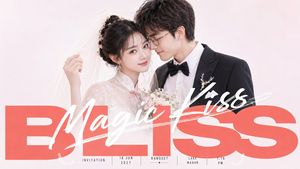 로맨틱한 'Just Married' 웨딩 포스터 - 4