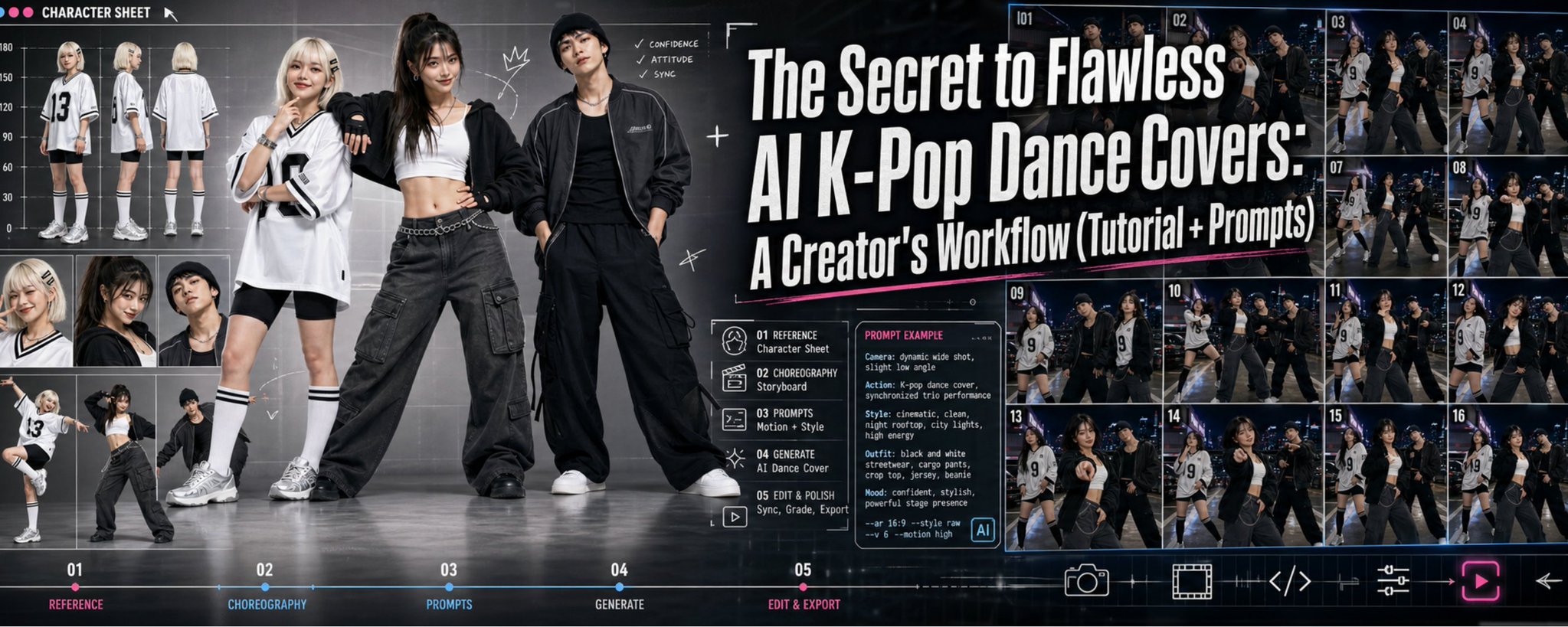 Kusursuz AI K-Pop Dans Cover'larının Sırrı: İçerik Üreticileri İçin İş Akışı (Eğitim + Komutlar)
