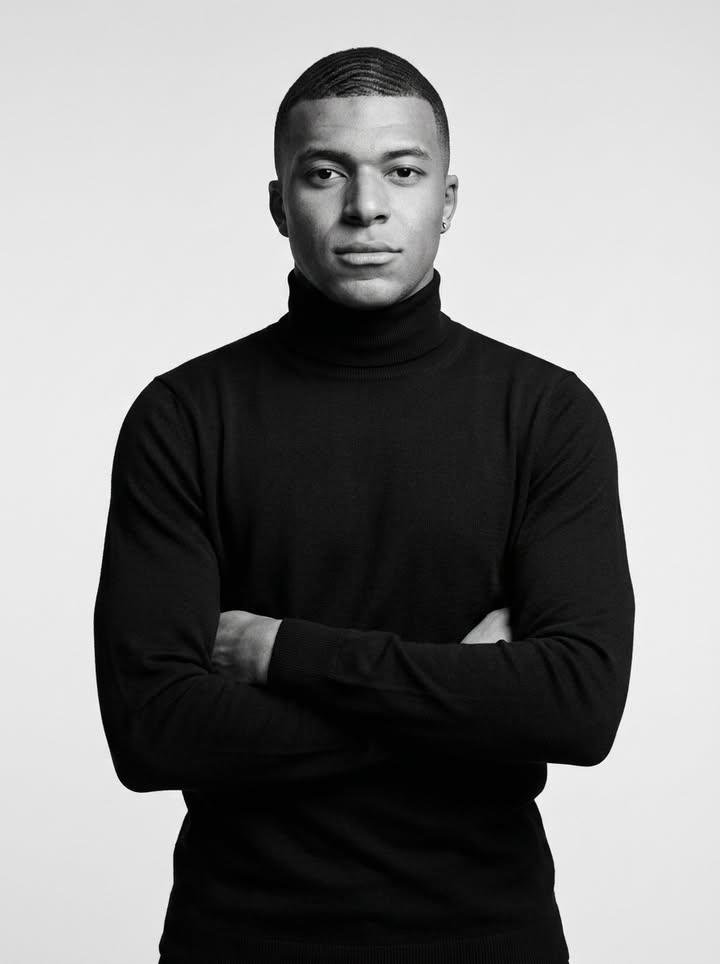 Portrait studio monochrome d'un homme athlétique
