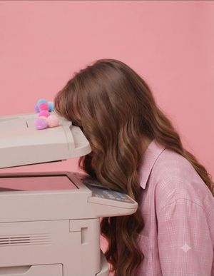 Pink Monochromatic Office Fashion Editorial - 2