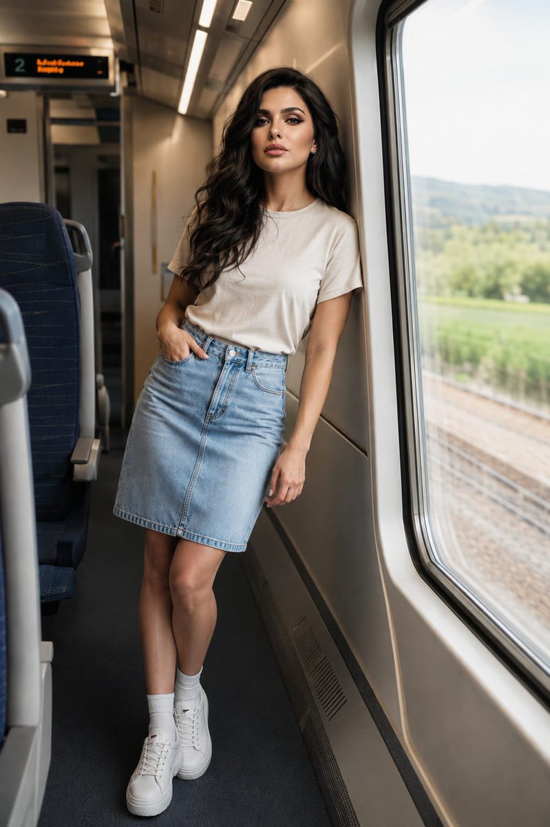 Ultrarealistisches Zug-Porträt