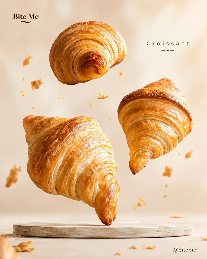 Campaña publicitaria de alimentos en levitación