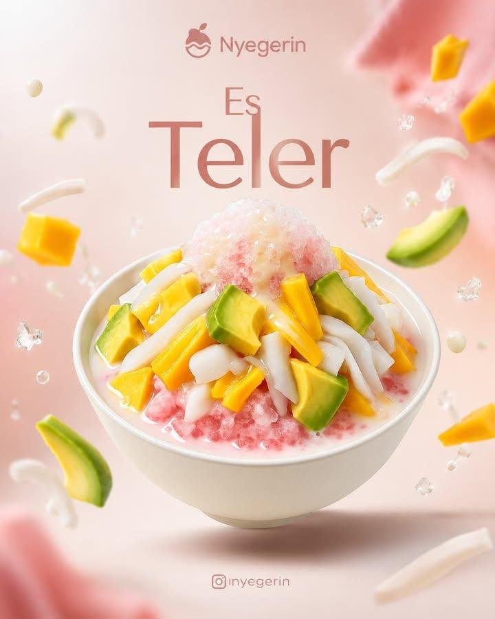 Campaña publicitaria de alimentos en levitación