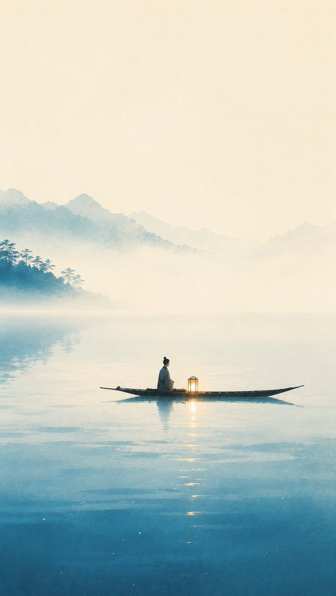 Affiche esthétique minimaliste Zen oriental