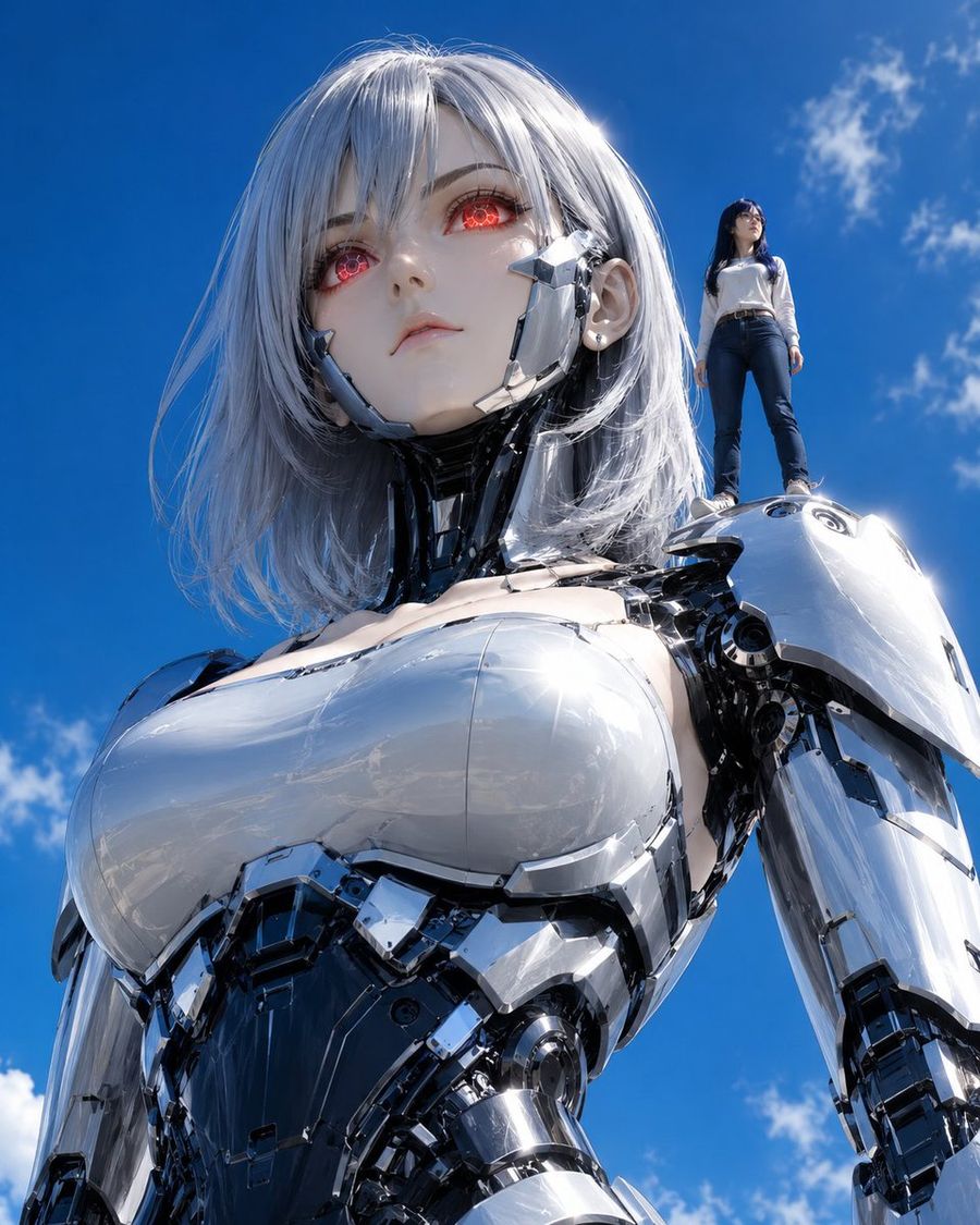 Android géant et pilote
