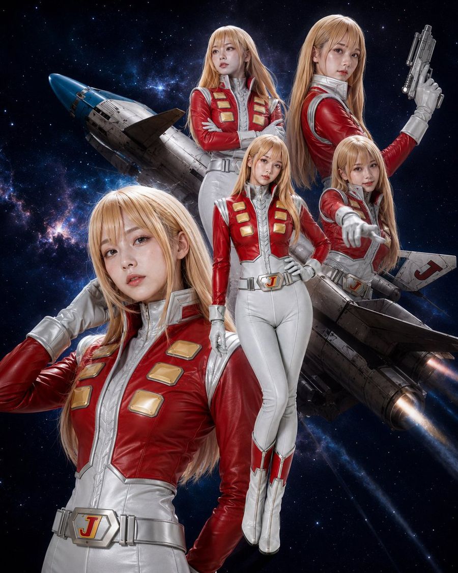 Alfin 太空動漫 Cosplay 合成照
