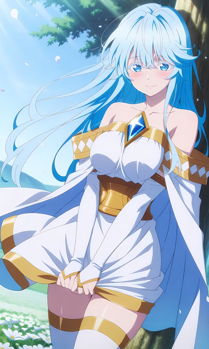 Cosplay en visuel clé d'anime Elfaria