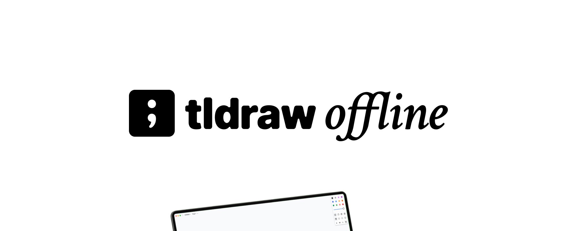 Introducing tldraw offline