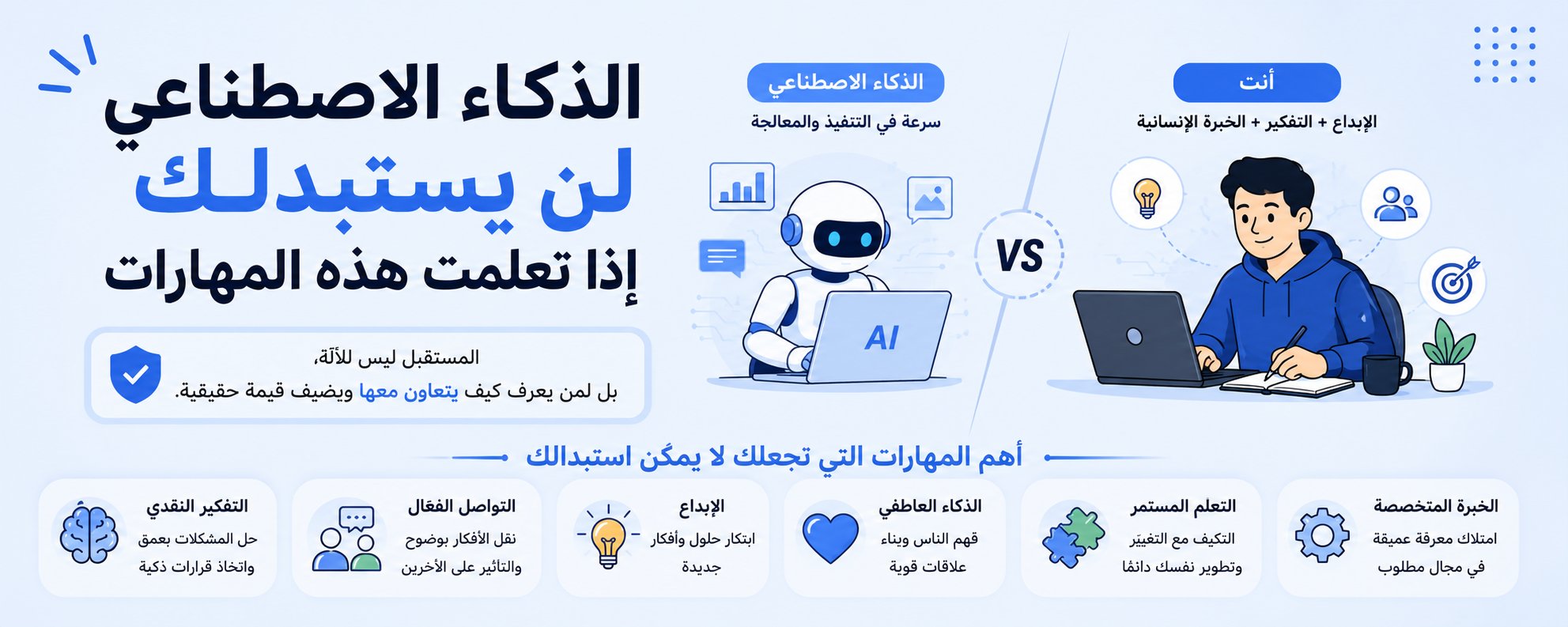 AI 不會取代你……只要你學會這些技能