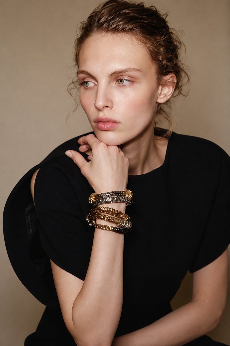 Luxury Fashion Studio Portrait