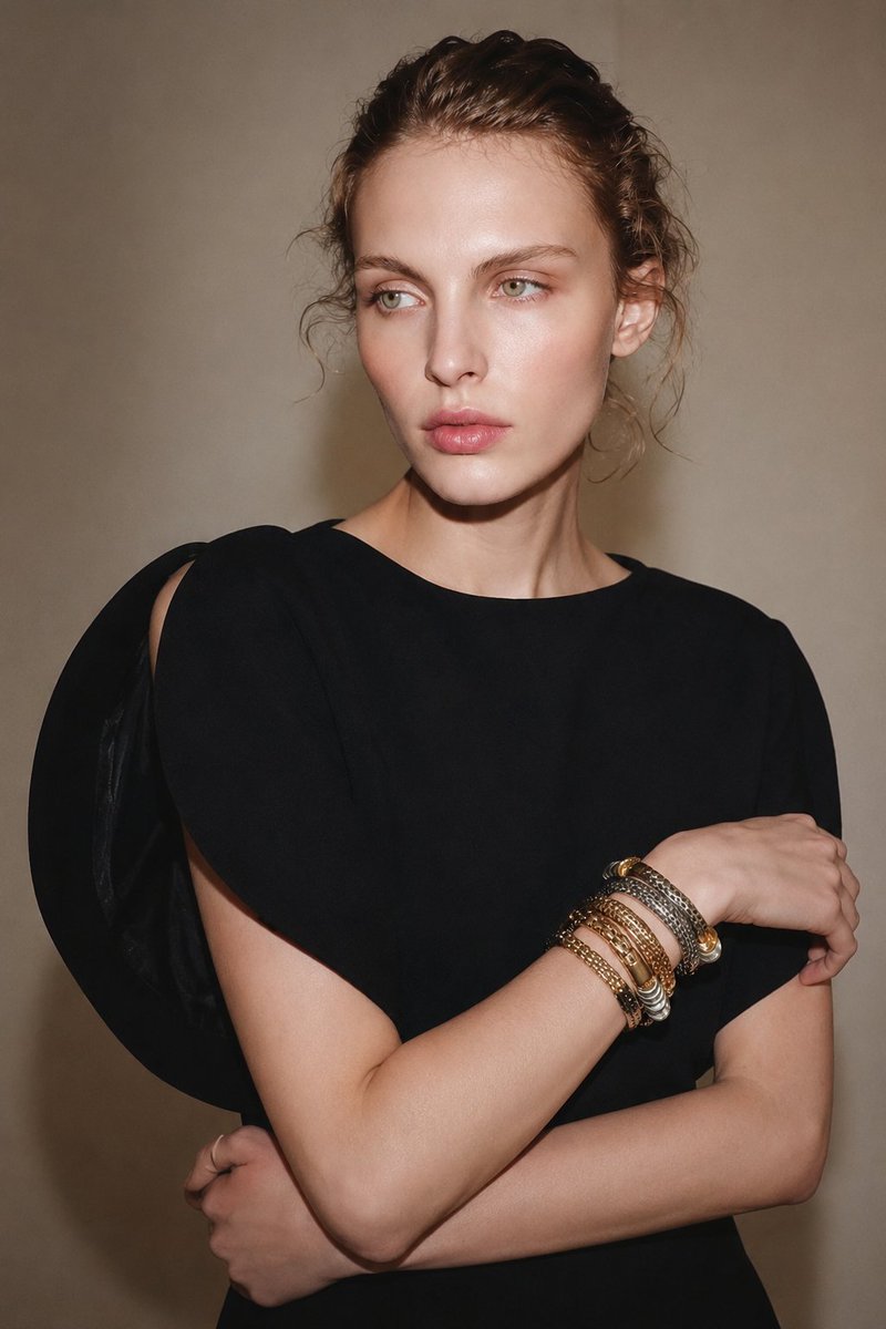 Luxury Fashion Studio Portrait