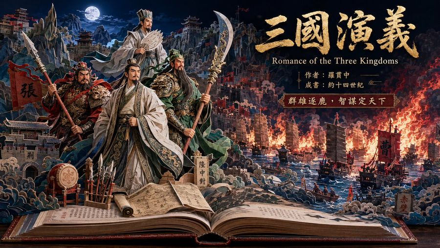 Three Kingdoms Pop-Up Book Scene
