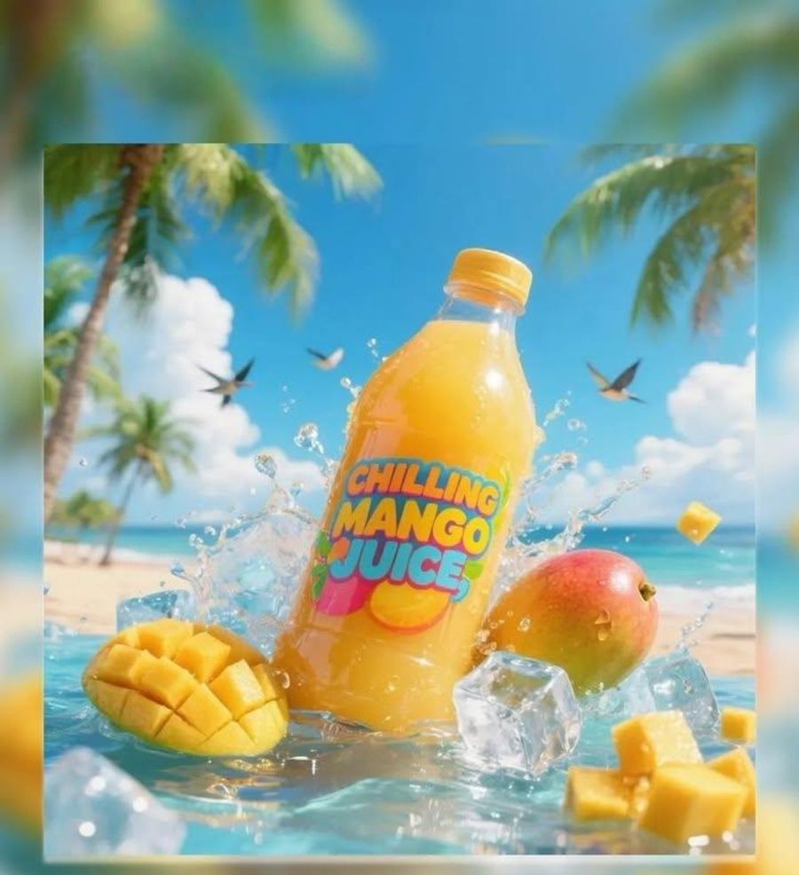 Premium Beverage Product Ad