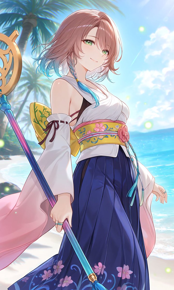 Elegant Anime Summoner Fan Art