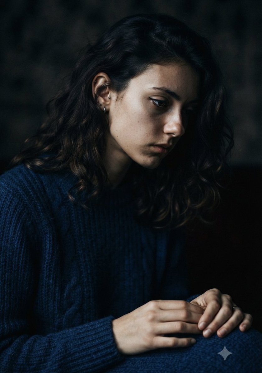 Moody Atmospheric Introspective Portrait