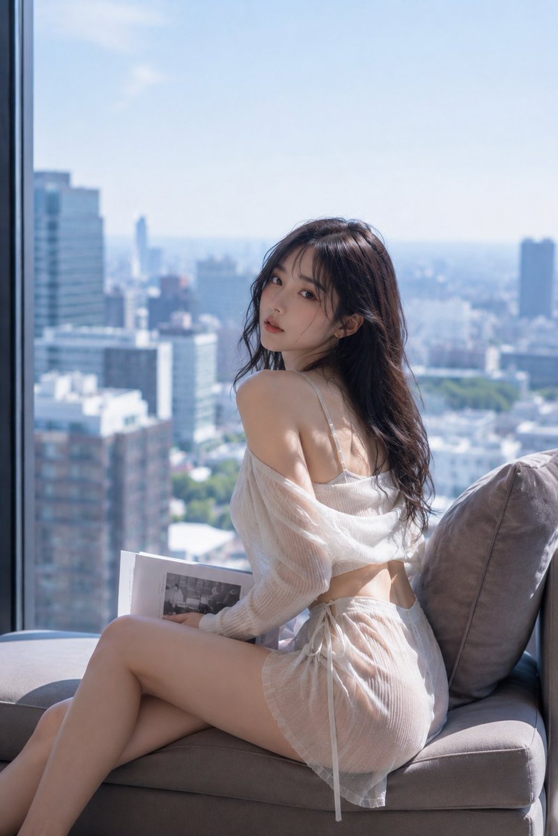 Summer High-Rise Window Side Portrait