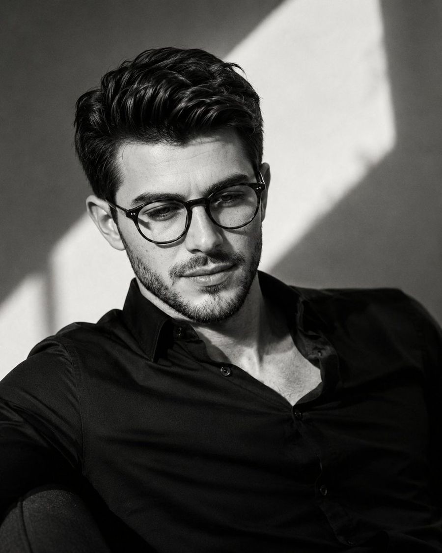 Cinematic Black-and-White Male Portraits
