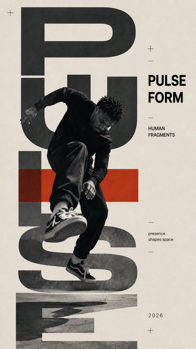 Editorial Typography Lifestyle Poster