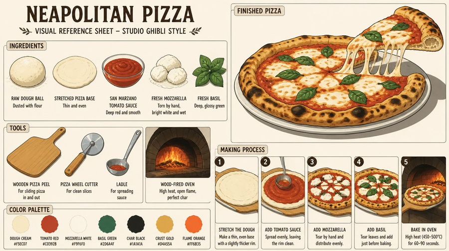 Studio Ghibli Food Reference Sheet