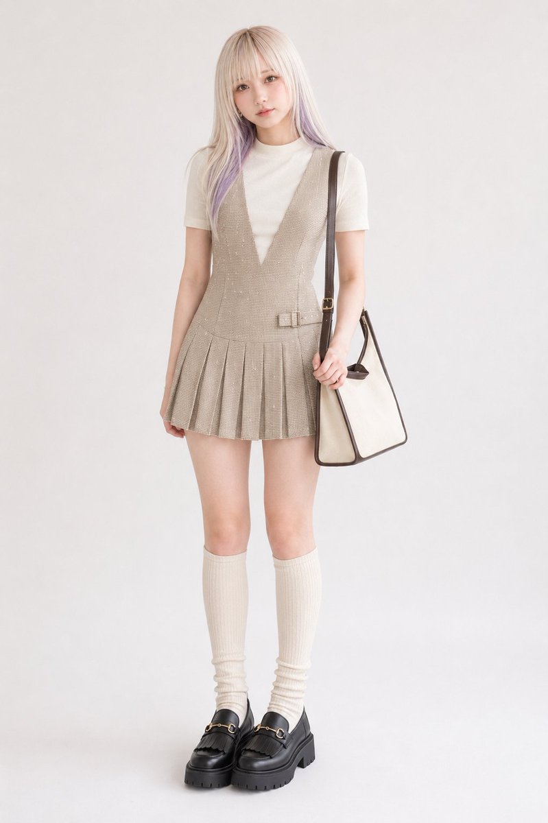 Retro School Girly Fashion Photography