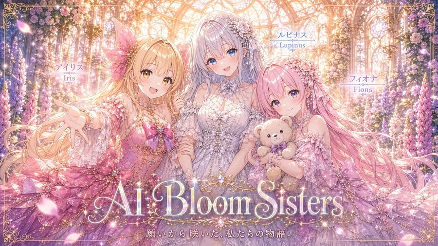 AI Bloom Sisters Anime Key Visual