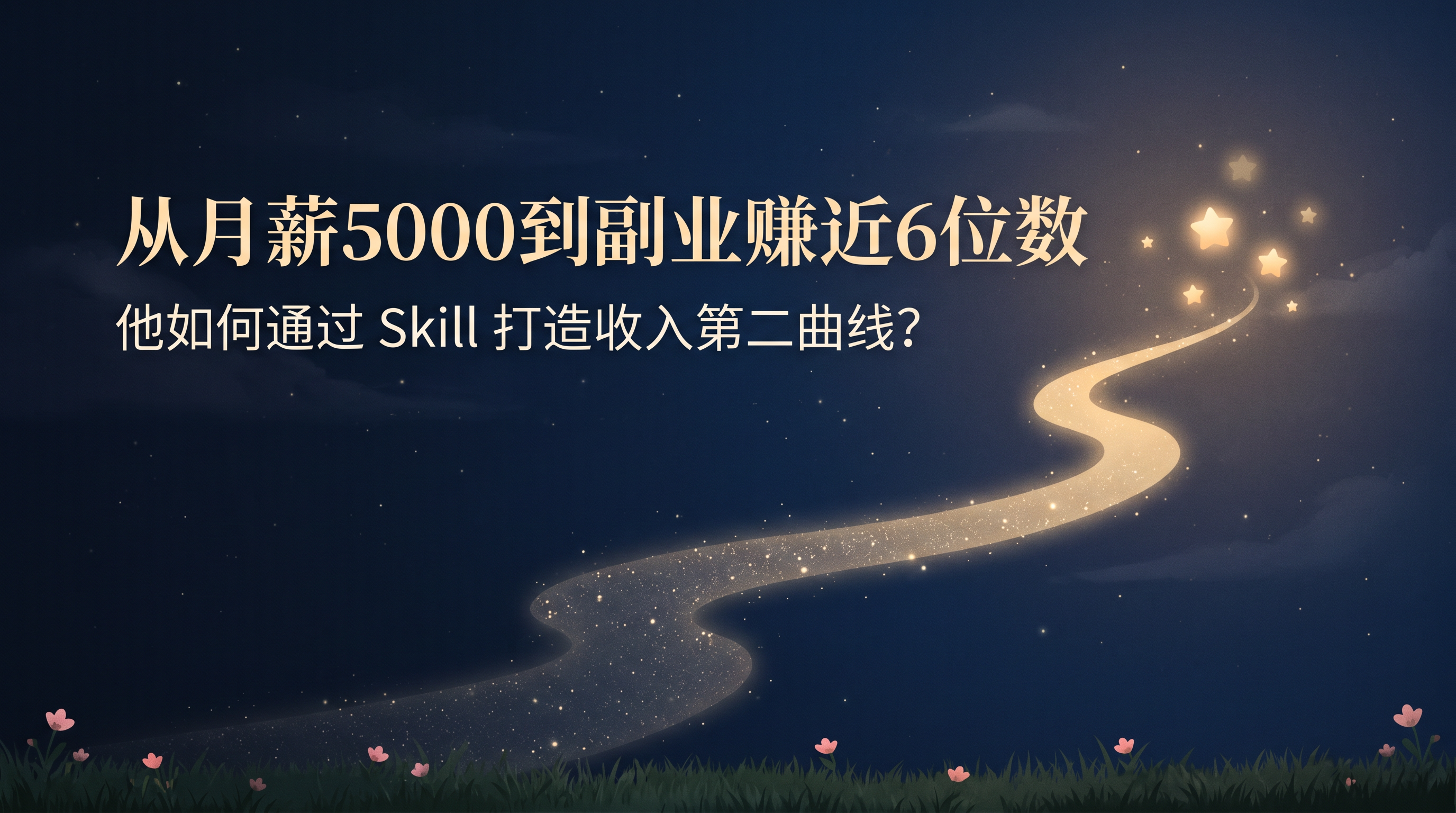 从月薪5000到副业赚近6位数，他如何通过 Skill 打造收入第二曲线？