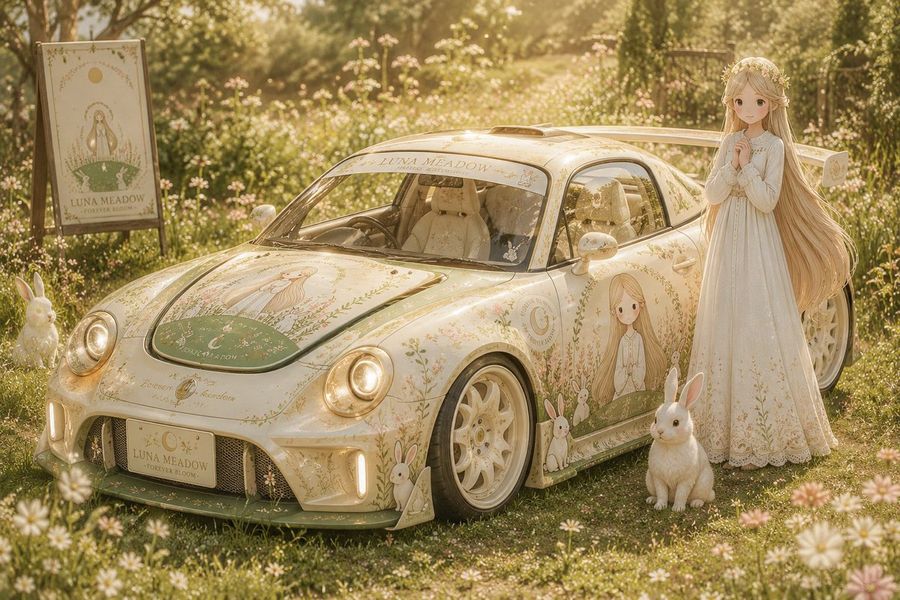 Generador de autos itasha de anime personalizados