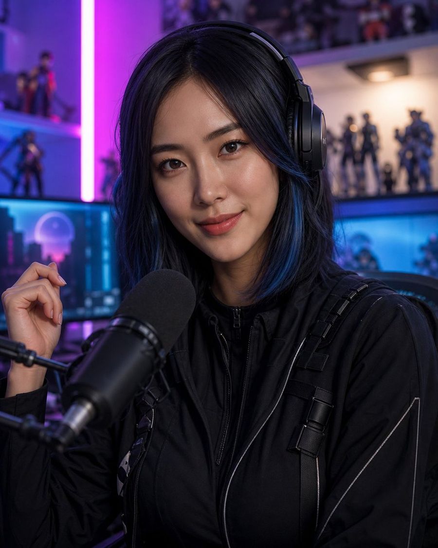 Asian Digital Influencer Portrait