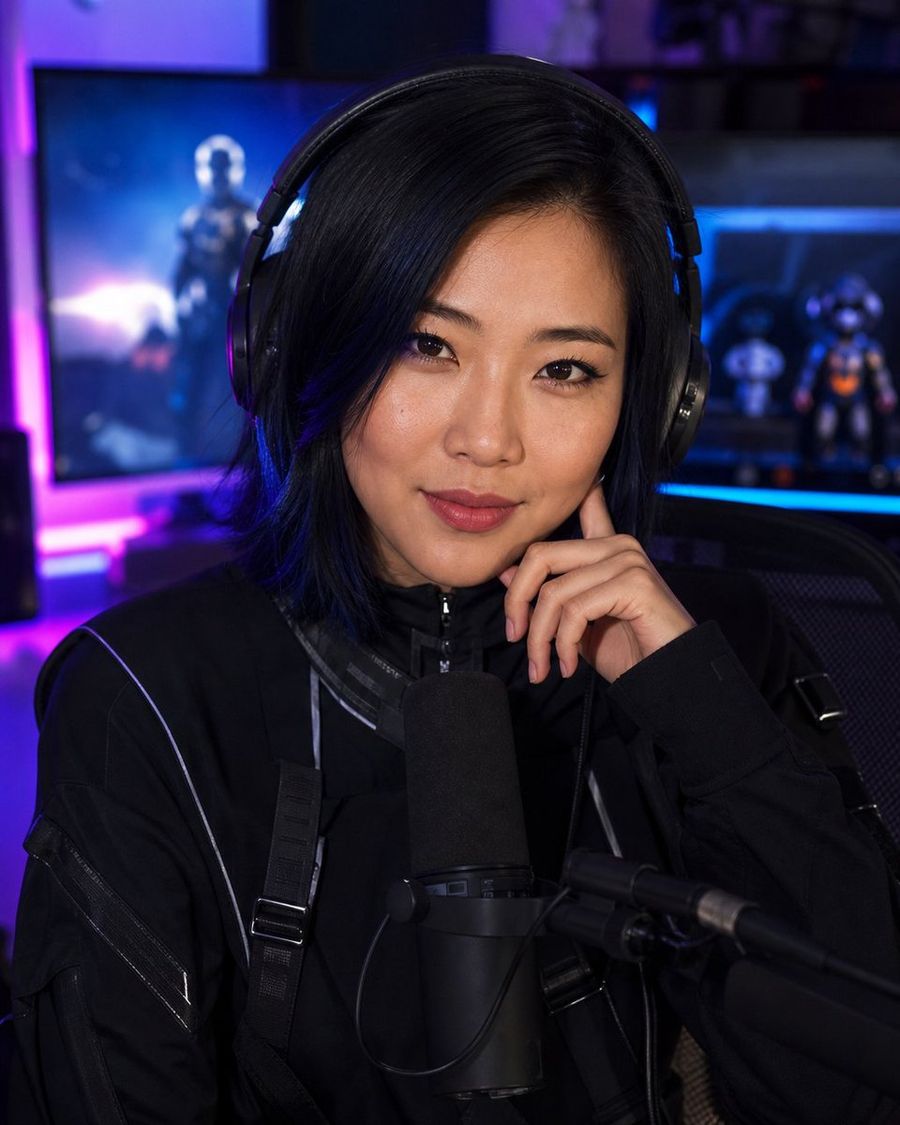 Asian Digital Influencer Portrait