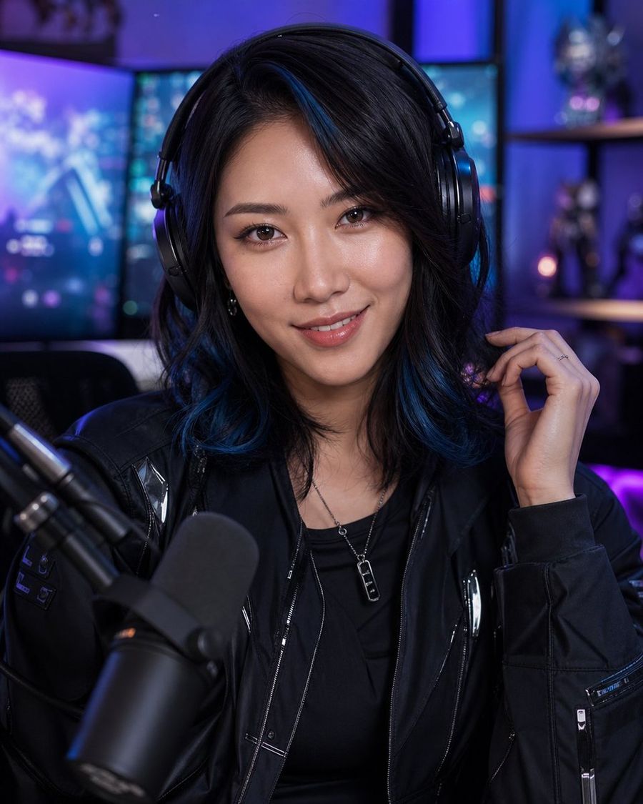 Asian Digital Influencer Portrait