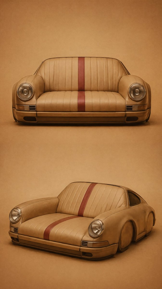 Vintage Car Sofa Design Concept