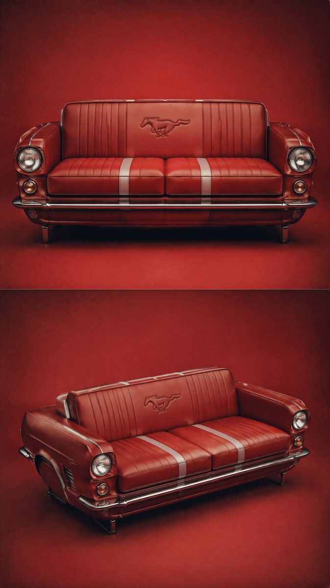 Vintage Car Sofa Design Concept