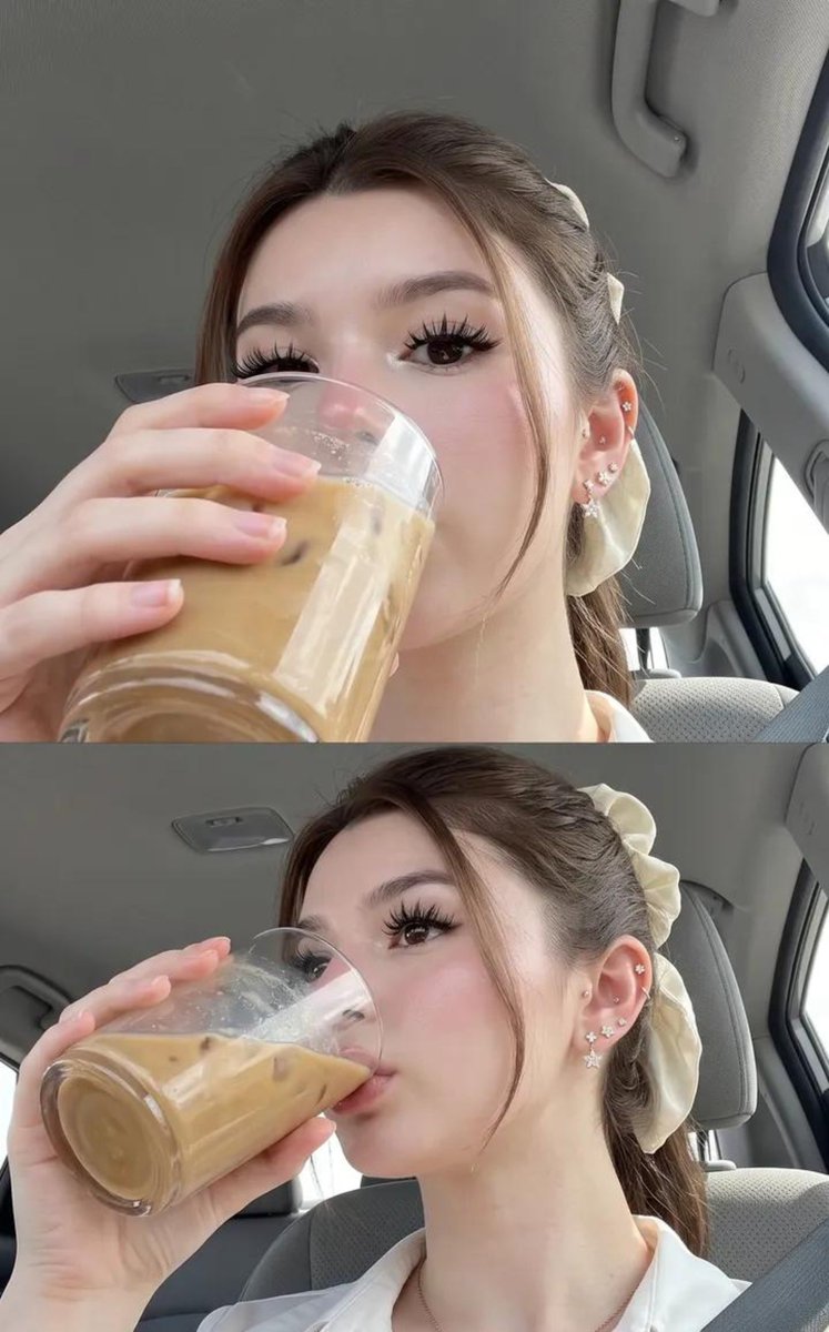 Glass Skin Görünümlü Gerçekçi iPhone Selfie Portresi