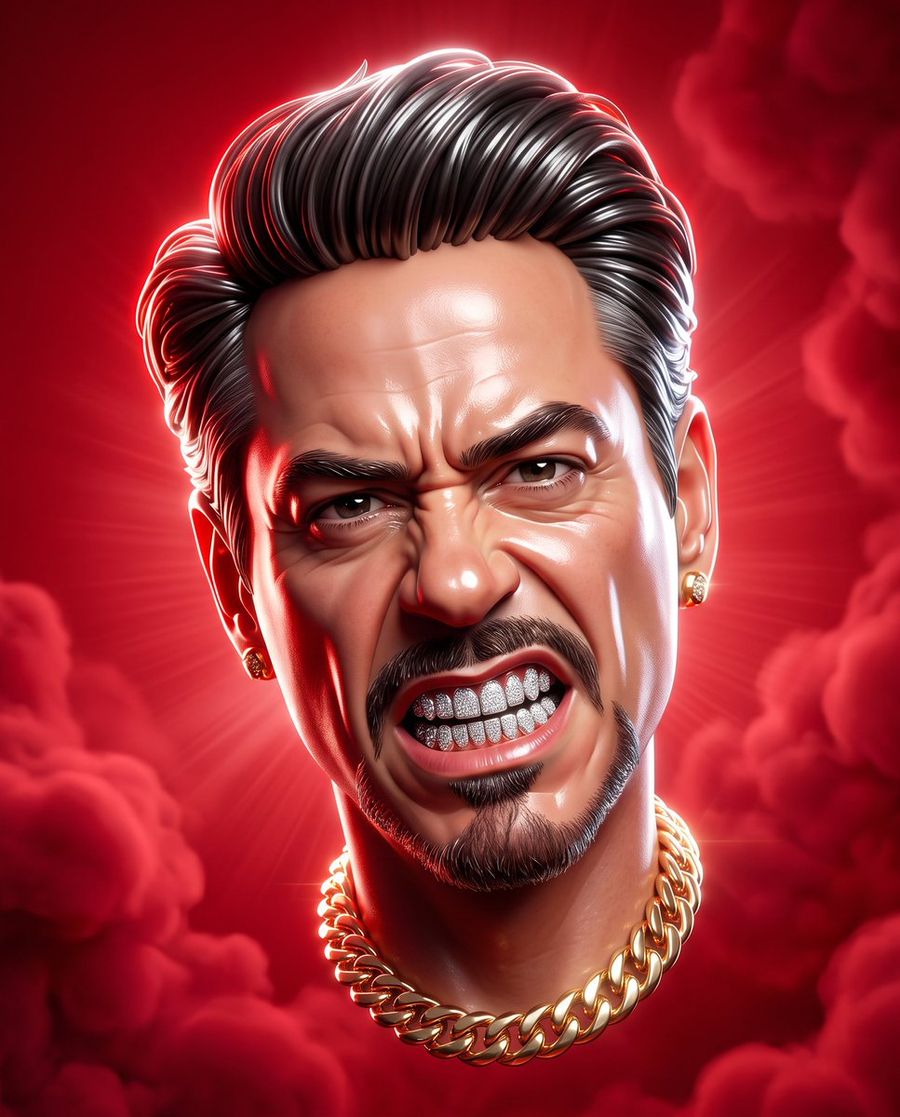Avengers CGI Caricature