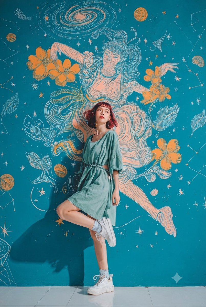 Cosmic Mural Studio Portrait Sequence