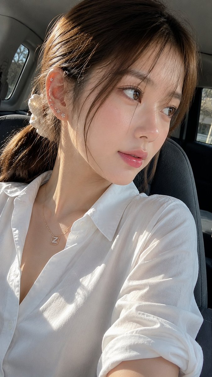 Ultra-Photorealistic Car Selfie