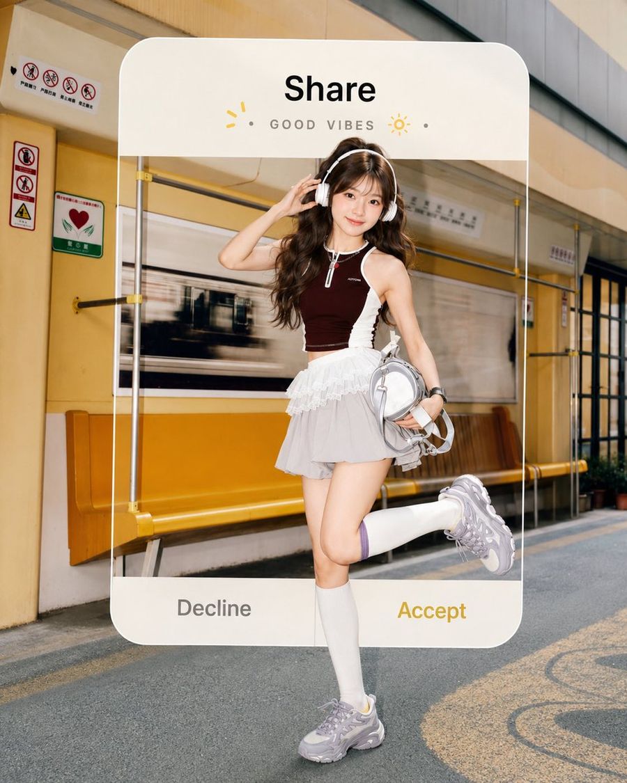 Thẻ Ứng dụng Subway Good Vibes Dọc