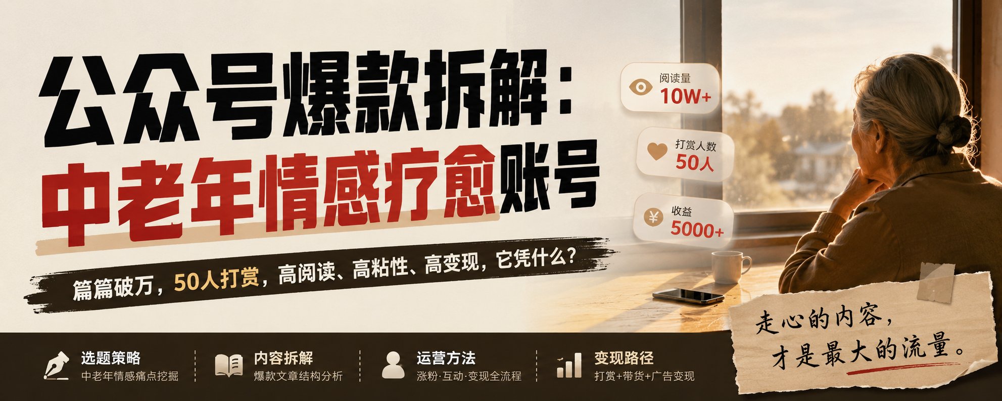 WeChat Viral Breakdown: Emotional Healing Accounts for the Elderly