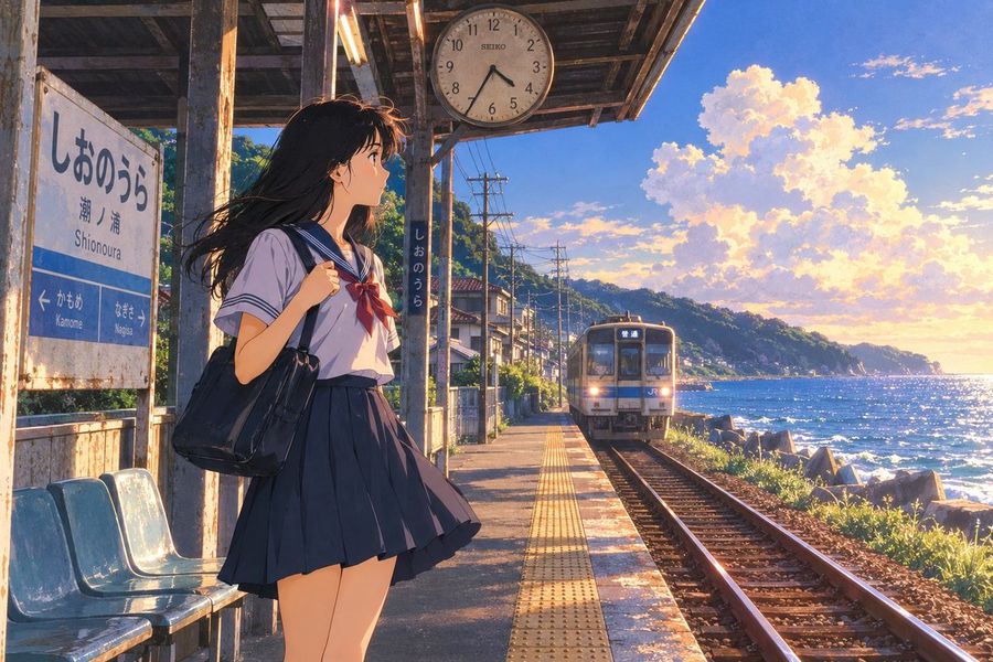Vintage Japon anime filmi estetiği