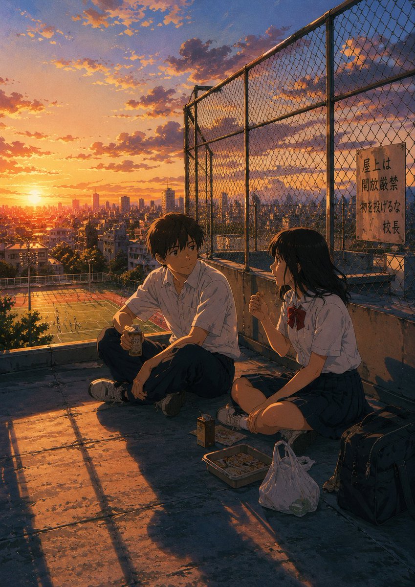 Estética de filmes de anime japonês vintage